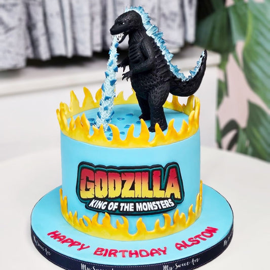 哥斯拉造型蛋糕 | 訂製造型蛋糕 - My Sweet Art