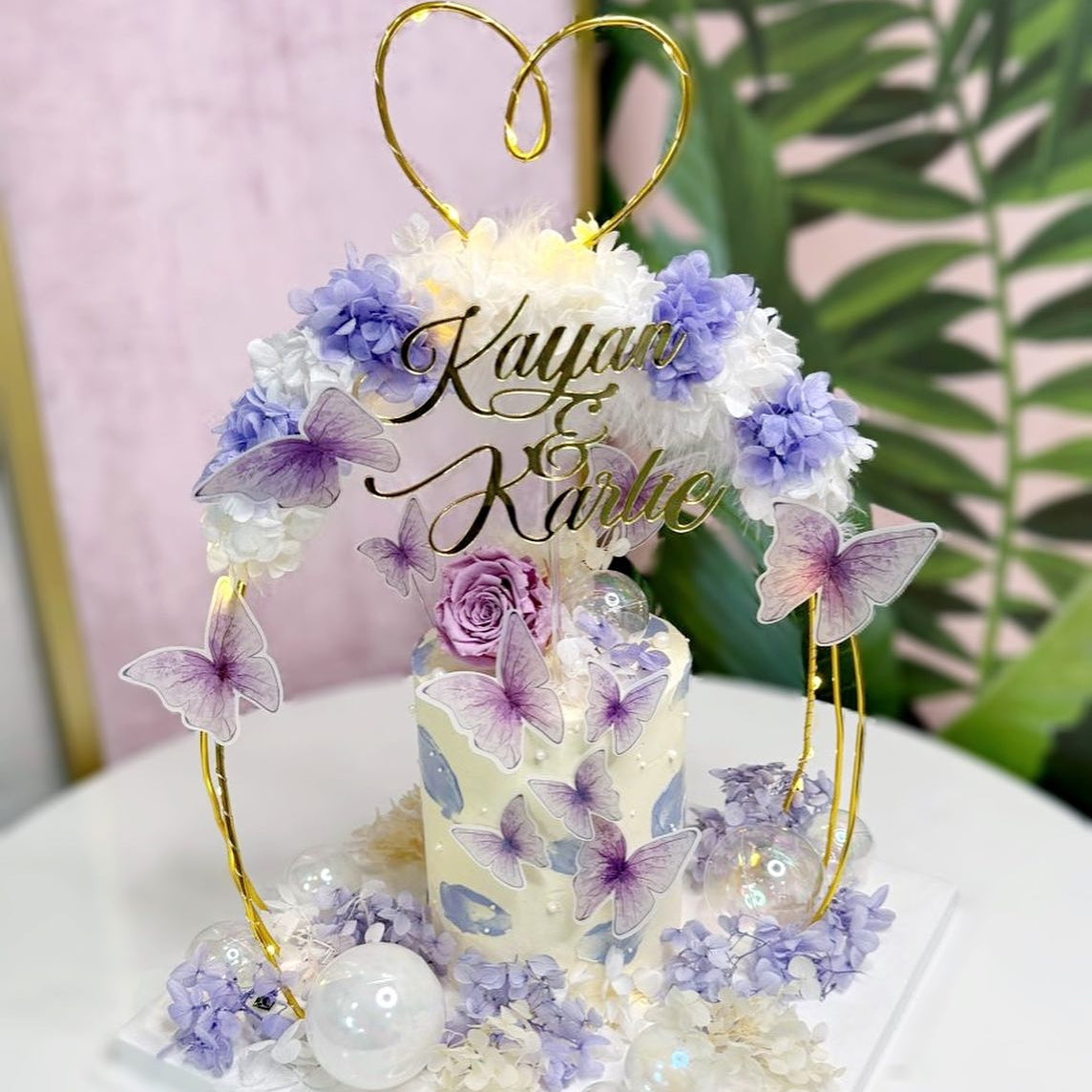 LED花環造型蛋糕 | 訂製造型蛋糕 - My Sweet Art