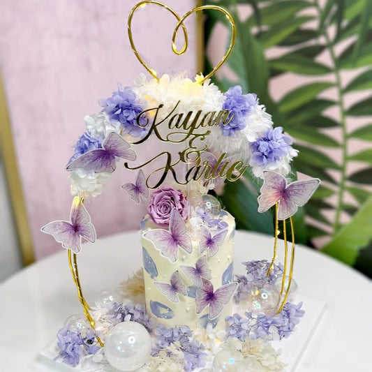 LED花環造型蛋糕 | 訂製造型蛋糕 - My Sweet Art