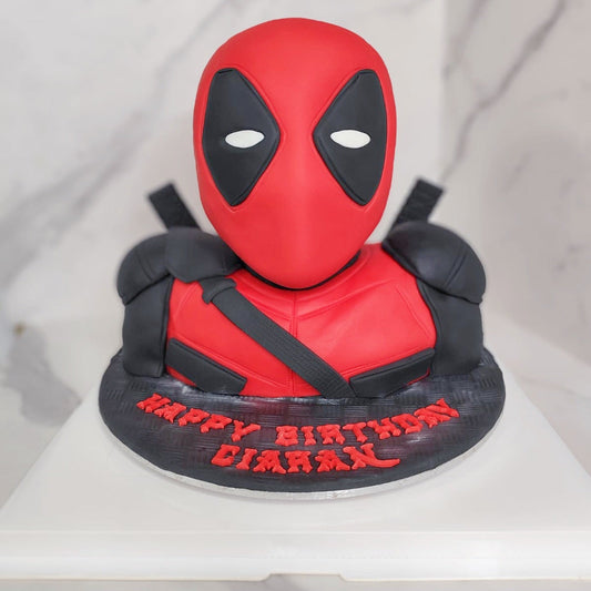 Deadpool造型蛋糕 | 訂製造型蛋糕 - My Sweet Art