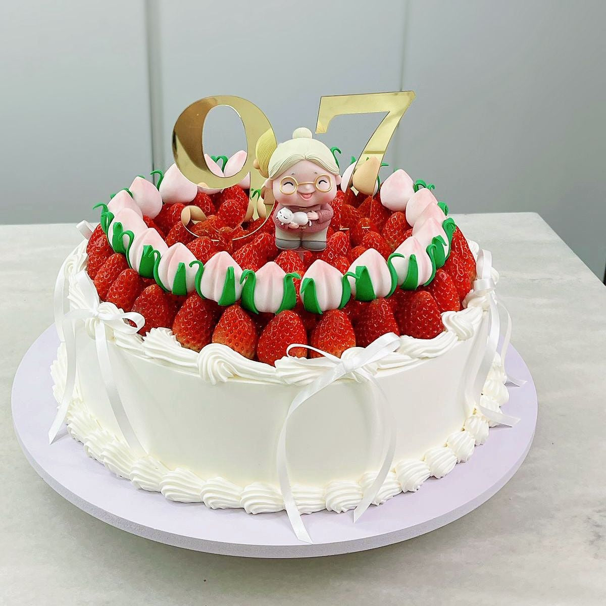 女士大壽蛋糕