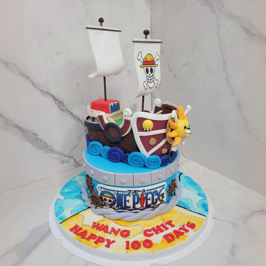 海賊王百日宴蛋糕